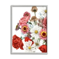 Buket cvijeća od ruže i tratinčice, 20 komada, dizajn Grace Poppi 