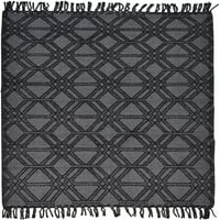 Naglasni tepih u modernom marokanskom stilu, ugljen siva, 3 stope-6 inča, 5 stopa-6 inča