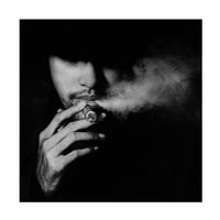 Jay Satriani 'Pušenje u mraku' platno umjetnost