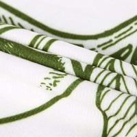 Casual ženske pletene majice s okruglim vratom s modnim printom, plisirana ležerna Majica Bez rukava, prsluk na