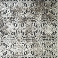 Vintage tepih u prijelaznoj sivoj boji, 8.10 inča