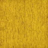 Moderni pravokutni apstraktni tepisi u žutoj boji, 8' 10', perivi u stroju tvrtke;