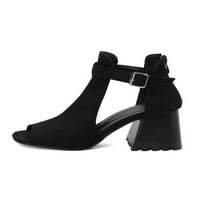 ; / Ženske sandale na petu, elegantne cipele s otvorenim prstima, ljetne sandale s remenom za gležanj, modne casual