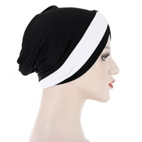 Ženska muslimanska elastična turban kapa, kapa za kemoterapiju, šal za glavu protiv gubitka kose, kapa za omatanje