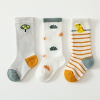 Dječaci Djevojke čarape prozračne crtane dinosaurske čarape visoke čarape za gležnjeve 0-3y