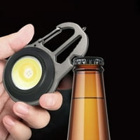 Mini svjetiljka za kampiranje od aluminijske legure crni privjesak za ključeve za kampiranje