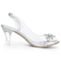 Jedinstveni prijedlozi ženske prozirne sandale s visokom potpeticom s cvjetnim uzorkom i rhinestones s otvorenim