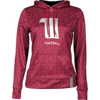 Ženski crveni Wittenberg University Tigers nogometni pulover hoodie