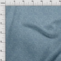 Oneoone pamučna kambrična tkanina Geometric Maze i zečja životinja sashiko tkanina za šivanje tkanina bty široka
