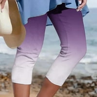Ženske Capri hlače, elegantne casual Capri gamaše, duge hlače, Lounge hlače, sportske hlače, Ležerne bešavne joga