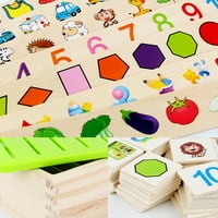 Dječja obrazovna igračka, slagalica za podudaranje djece, zagonetke za rano obrazovanje s brojevima, zagonetke