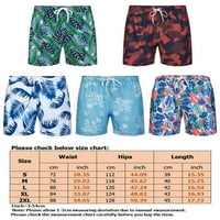 Capreze muškarci plaže kratke hlače visoki struk ljetne kratke hlače na dnu dna havajske odjeće za plažu natisni