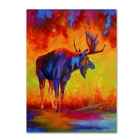 Zaštitni znak likovna umjetnost 'Moose 5' platno umjetnost Marion Rose