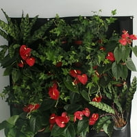 Džepovi džepovi za vrtnu torbu za uzgoj vertikalna sadilica zidni vrtni cvijet viseća vreća od filca za sadnju