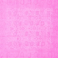 Tradicionalne prostirke za sobe u pravokutnom orijentalnom stilu u ružičastoj boji, 6' 9'