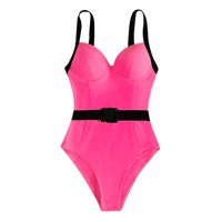 Ženska odjeća za kupanje u boji monokini Bikini punjena odjeća za plažu jednobojni kupaći kostim s printom grudnjaka