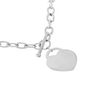 Primorski nakit srce šarm zatvarač ogrlica Od nehrđajućeg čelika