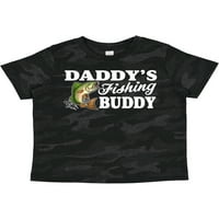 Zabavna tatina majica za ribolov s bijelim tekstom kao poklon za dječake i djevojčice