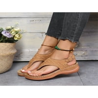 Cipele; sandale na klin s otvorenim prstima; radne mekane prozračne sandale s tangama; udobne sandale u rimskom
