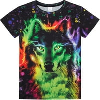 Poželite stablo dječaci djevojčice Košulje grafičke majice Neon Colors Kids Unise majice s kratkim rukavima majice
