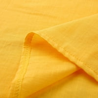 Ženska Moda skraćeni rukavi do lakta Okrugli vrat pamučna široka košulja bluza ležerni vrhovi