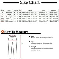 Čvrsta boja pamučne lanene hlače za žene vežu Elastrični struk široke hlače s nogama plus veličina naplaćenih