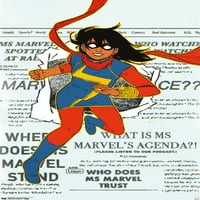 Comics Comics-Miss Marvel-Miss Marvel varijanta naslovnice plakata
