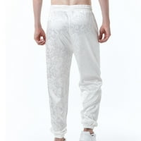 ; Sportske hlače za muškarce s elastičnim strukom, udobne Ležerne modne jesensko-proljetne hlače, jednobojne hlače