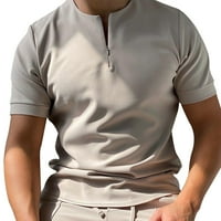 Muški ležerni nevidljivi patentni zatvarač Skini majicu s ovratnikom Bluza