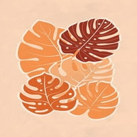 Ispis plakata s tropskim lišćem-esteta