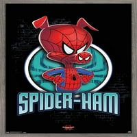 Spider-Man-u Spider-Verse - zidni poster sa Spider-pršutom, 14.725 22.375