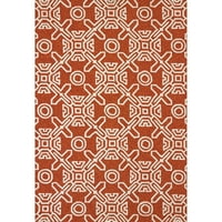 Markirani tepisi od $ 1501-Moderni svijetloplavi tepih s kvadratima, krugovima, prstenovima i križevima