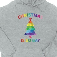 Božić tako gay slatka crna unise hoodie x-mas prisutna