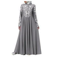 Ležerna haljina za žene Summer Maxi čipka Jilbab šivanje abaya arapski kaftan haljine