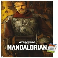 Ratovi zvijezda: Mandalorijska sezona - zidni poster Cobba Vanta s gumbima, 22.375 34