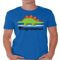 Nespretni stilovi Majica dinosaura Stegosaurus za muškarce majica dinosaura majica Stegosaurus Majica životinjskih