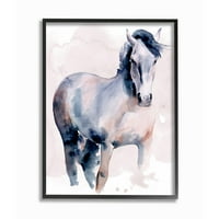 Slika konja u akvarelu u jugozapadnom akvarelu koju je stvorila Jennifer Puckstone Parker