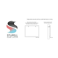 Stupell Industries divlje životinje ocelot za odmaranje šape izrez iluzija galerija zamotana platna za tisak zidne