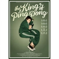 Grafika u stilu pop kulture ispis filmskog plakata King of ping pong, 40