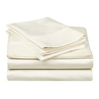 Plahte i jastučnice od debelog pamuka s dubokim džepovima od bjelokosti od 300 niti, EA
