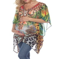 Ženski kaftan sa životinjskim printom za trudnice u Australiji