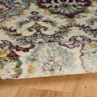 Tirkizni tepih u boji Bjelokosti, u različitim veličinama