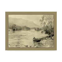Zaštitni znak likovna umjetnost 'na rijeci III' platno umjetnost Ernesta Briggsa