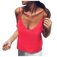 Ženska nova ljetna čipkasta košulja u obliku slova M. A., jednobojna majica s tregerima, gornji dio, prsluk, bluze