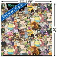 Međunarodni trendovi Rick i Mortie-gdje je Rick? Zidni poster 22.375 34 Premium verzija bez okvira